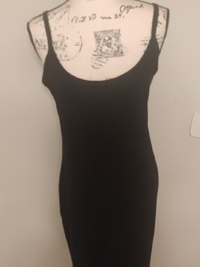 Classic Black Bodycon Tank Dress